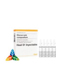 Discus suis compositum ampolla