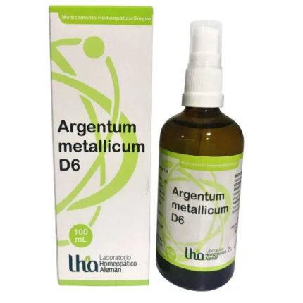 ARGENTUM METALLICUM D6 X 100 ML (LHA)