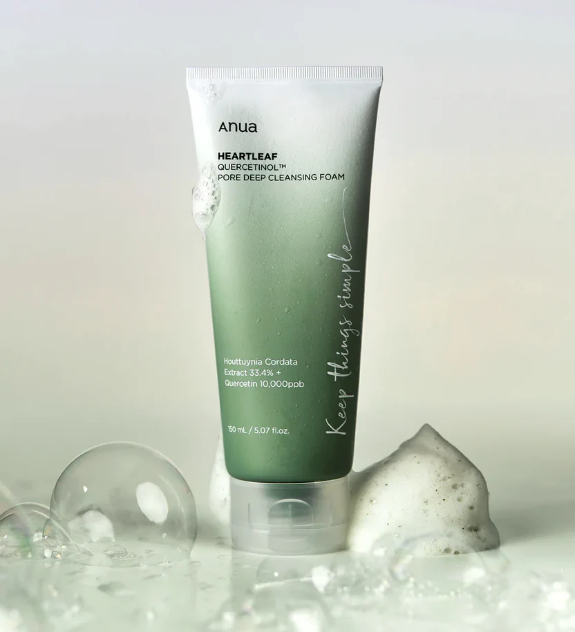 ANUA HEARTLEAF QUERCETINOL PORE DEEP CLEANSING FOAM