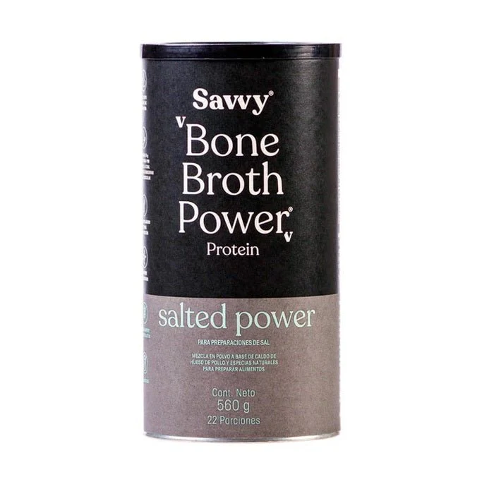 BONE BROTH POWER PROTEIN SALTED X 560 GR (SAVVY)