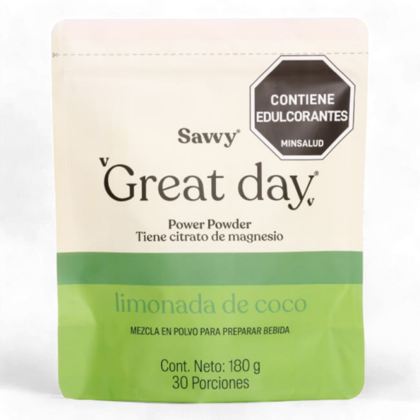 GREAT DAY LIMONADA DE COCO X 180 GR (SAVVY)