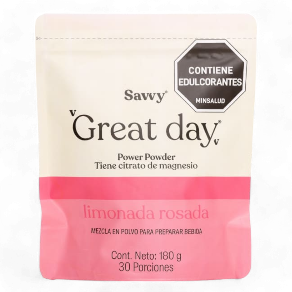GREAT DAY LIMONADA ROSADA X 180 GR (SAVVY)