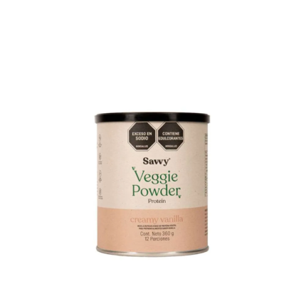 VEGGIE POWDER CREAMY VAINILLA 360 GRAMOS