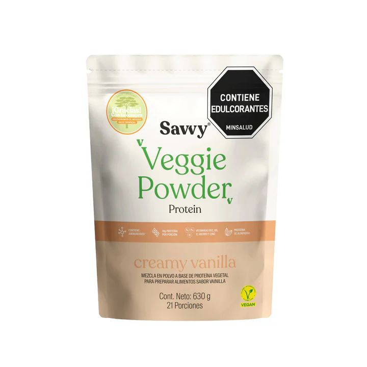 VEGGIE POWDER CREAMY VAINILLA 630 GRAMOS