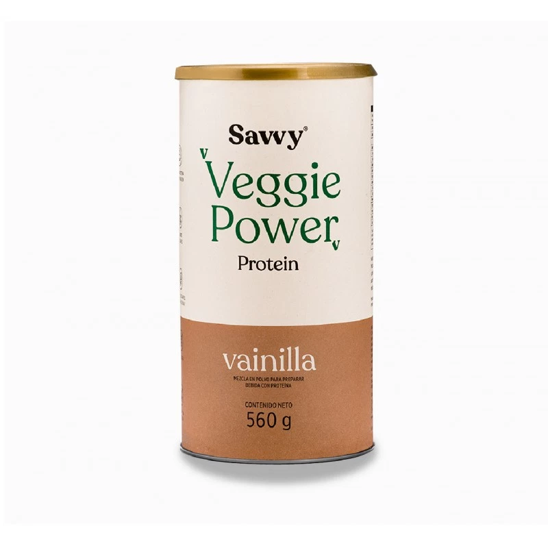 VEGGIE POWER PROTEIN VAINILLA TARRO X 560 GR