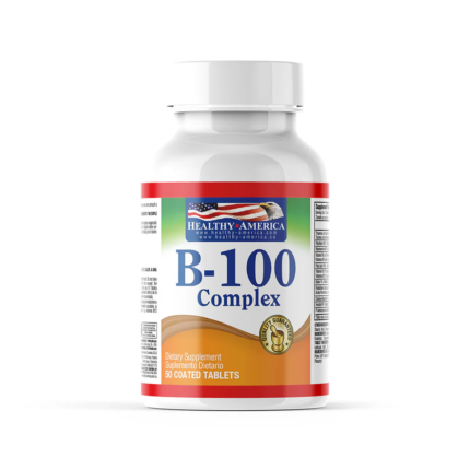 B-100 COMPLEX X 50 TABLETAS (HEALTHY AMERICA)