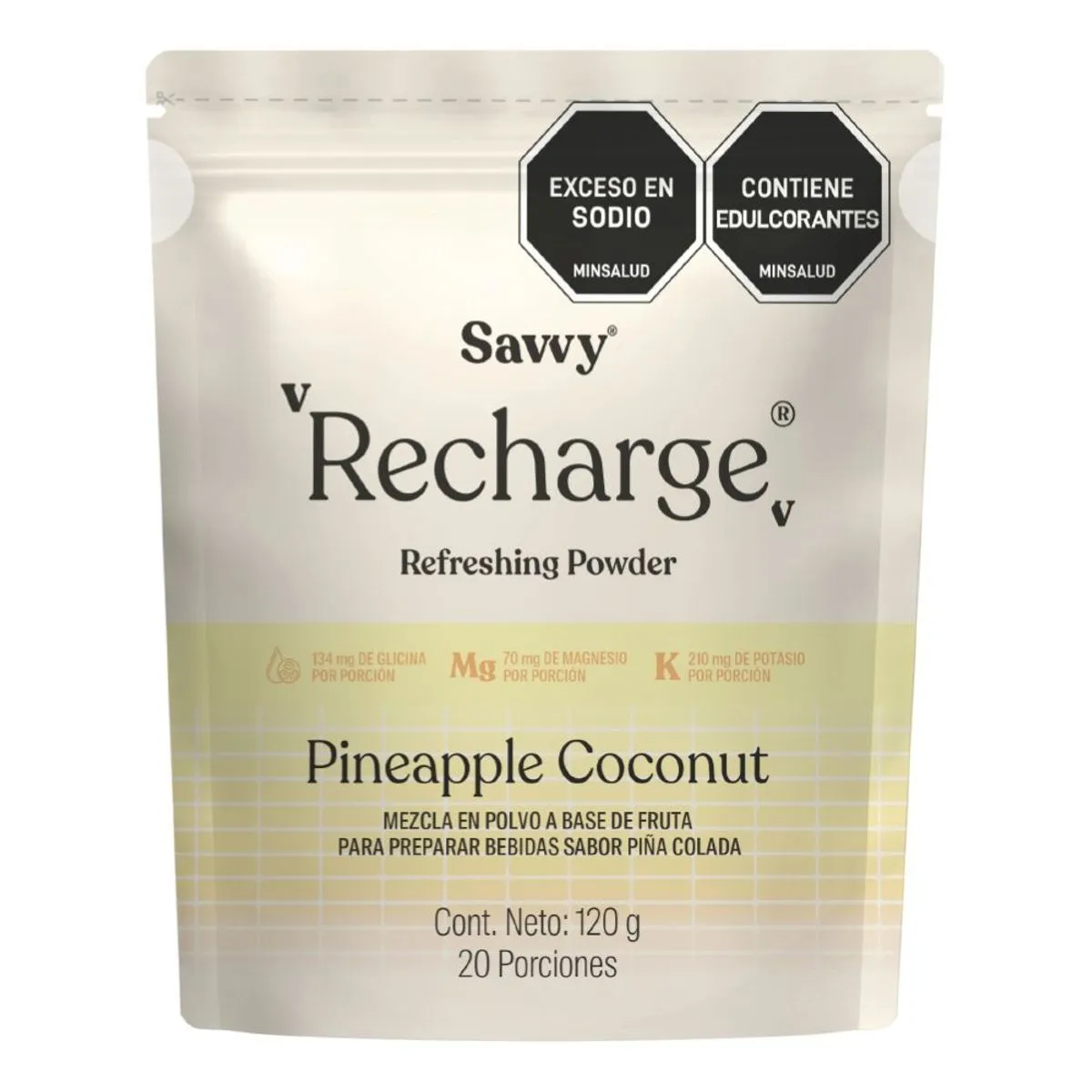 RECHARGE PINEAPPLE COCO NUT 120 GR