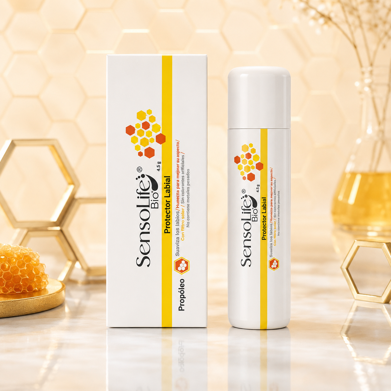 BIO PROTECTOR LABIAL CON PROPOLEO