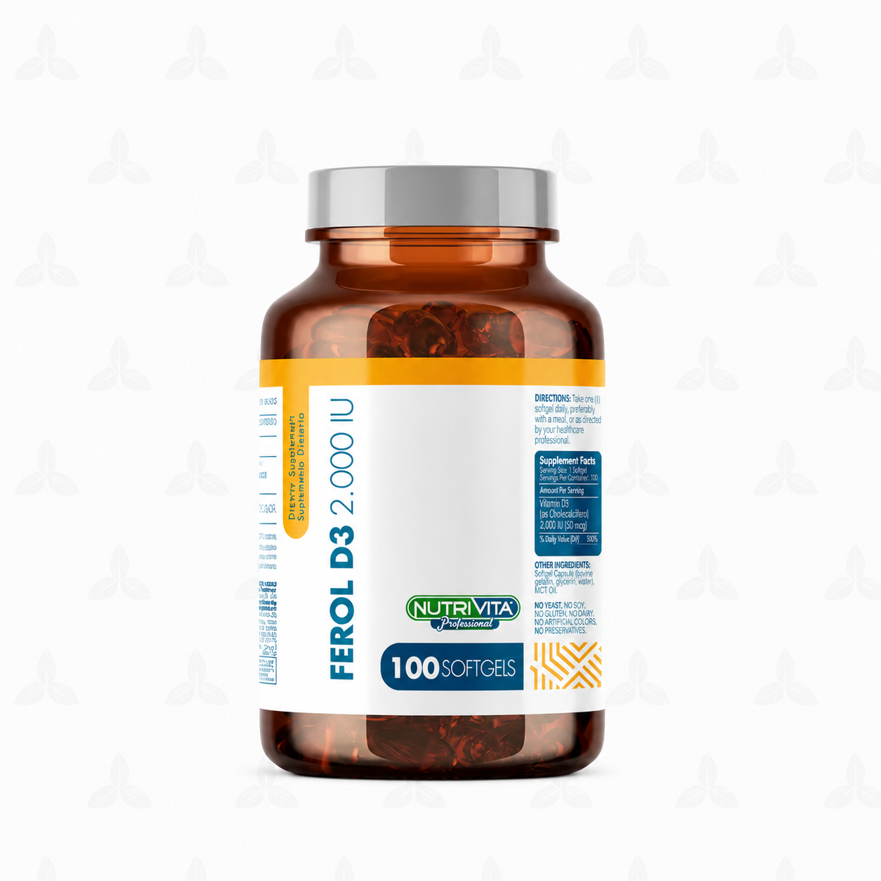 VITAMIN D3 2000IU X 100 SOFTGEL (NUTRIVITA)
