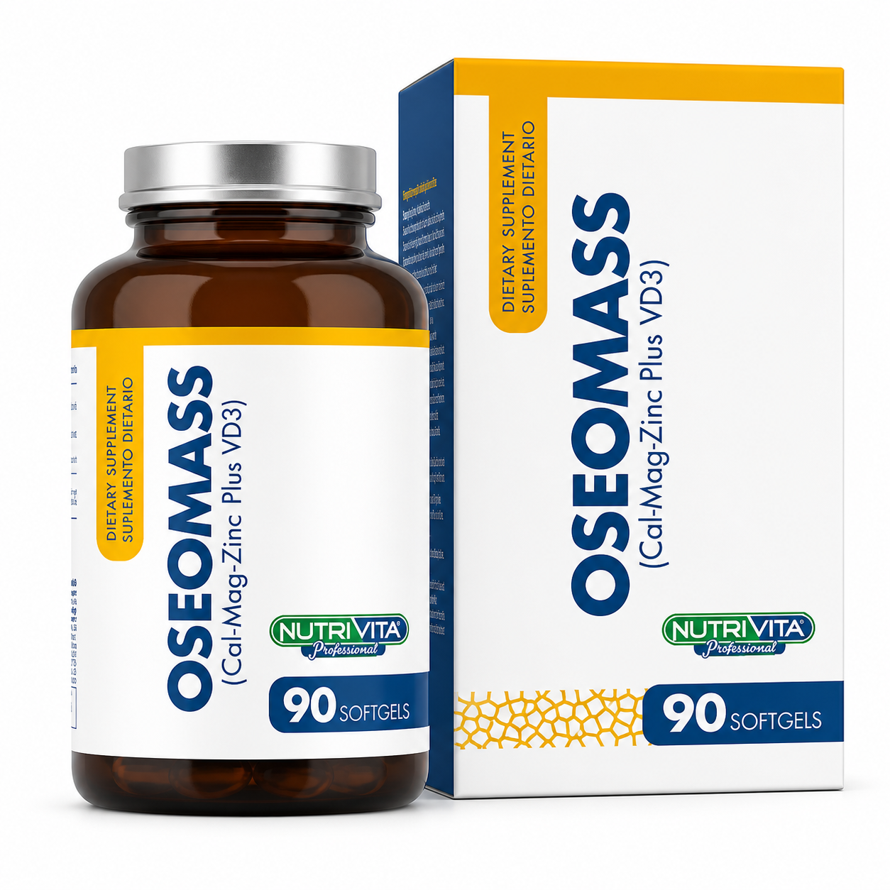 Oseomass Calcio, Magnesio, Zinc y Vitamina D3