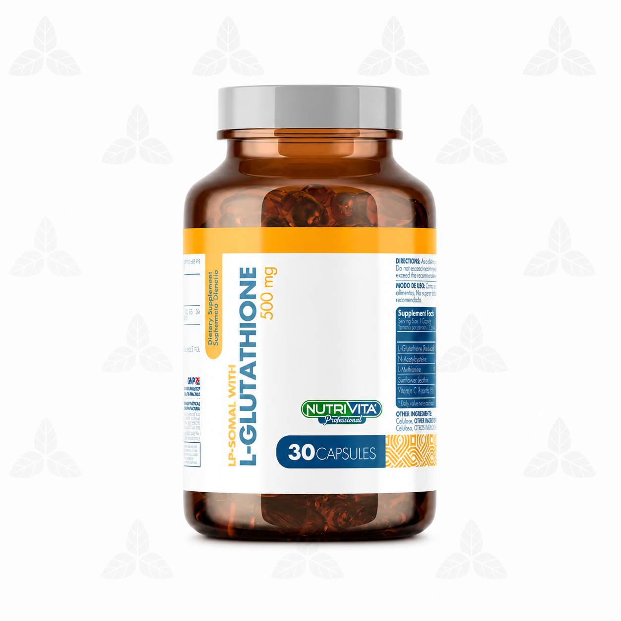 L-GLUTATHIONE X 500 MG X 30 CAPSULAS