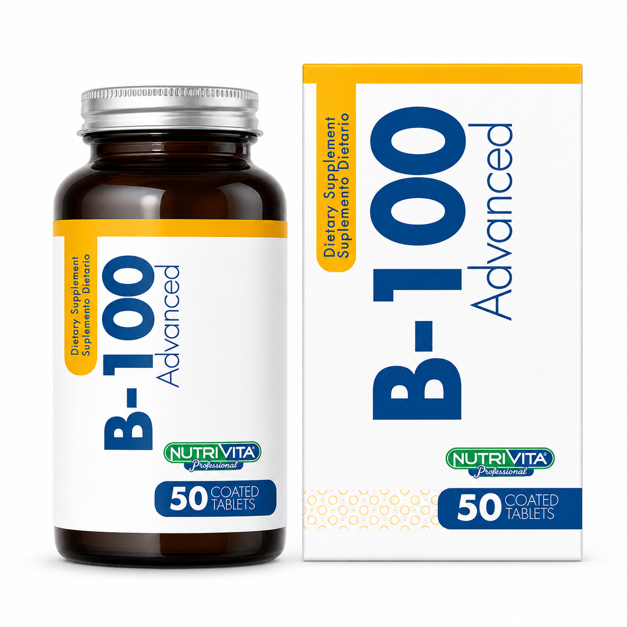 B-100 ADVANCED * 50 TABLETAS NUTRIVITA