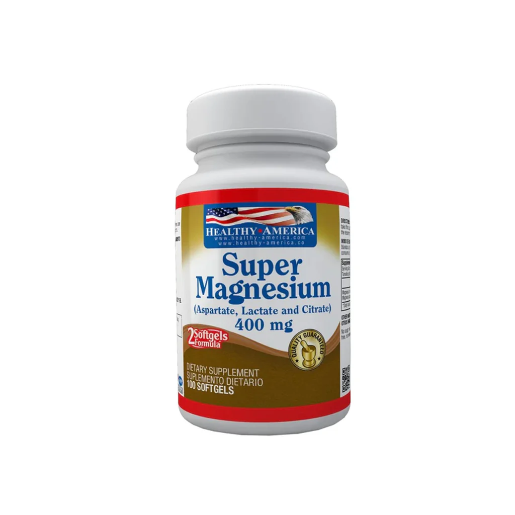 SUPER MAGNESIUM ASPARTATE LACTATE AND CITRATE 400MG * 100 SOFT
