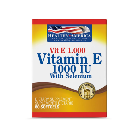 VITAMIN E 1000IU WITH SELENIUM X 60 SOFTGELS CAJA