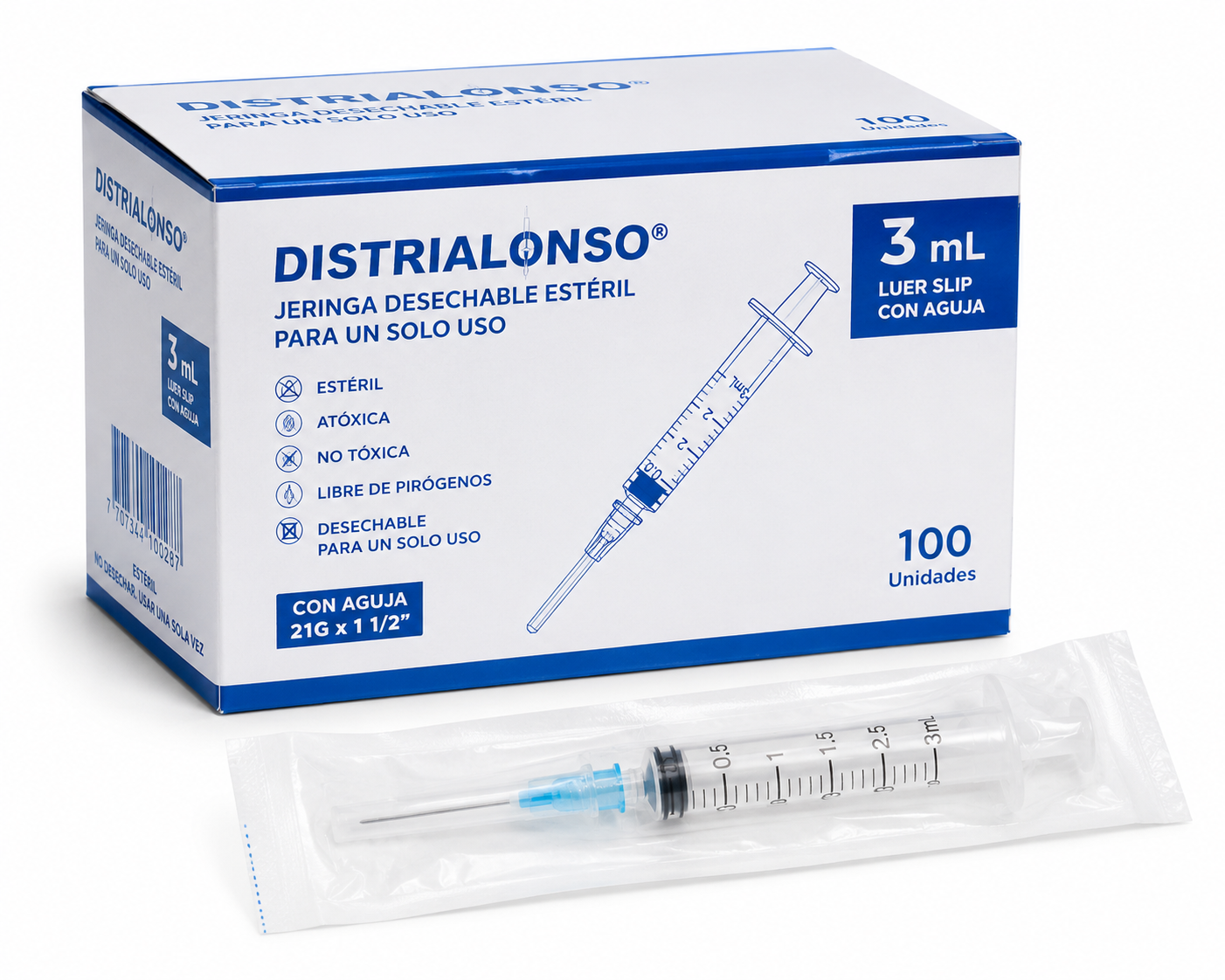 JERINGA DE 3 ML (DISTRIALONSO)