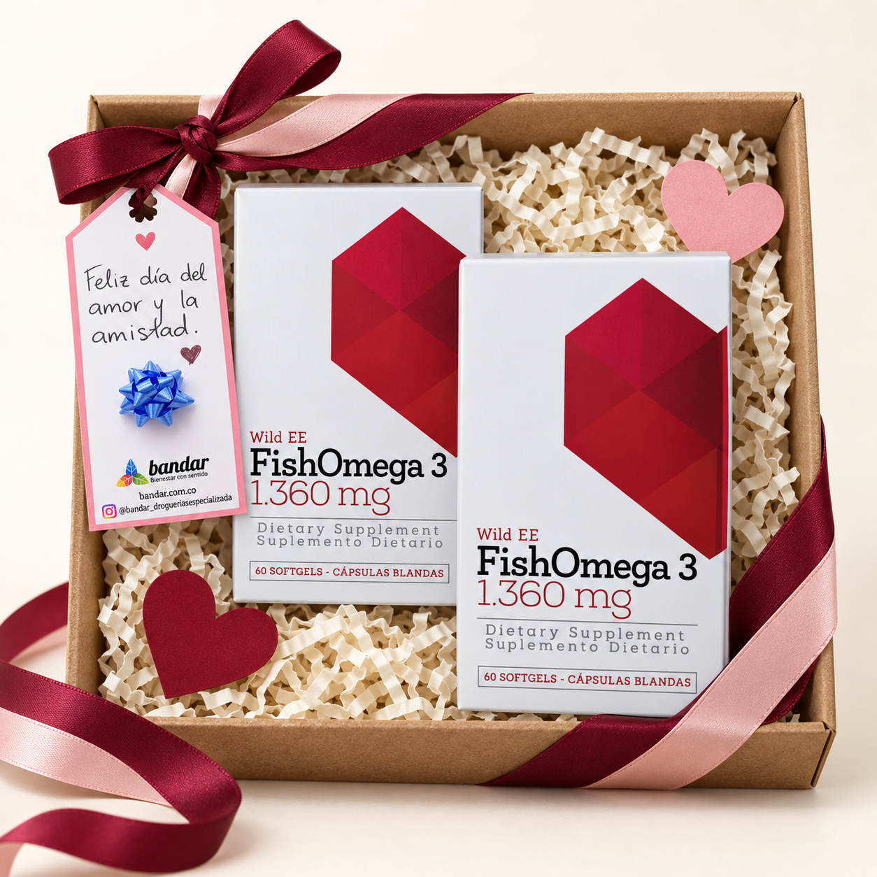 Bienestar en pareja: 2 Omega-3 Healthy America x100