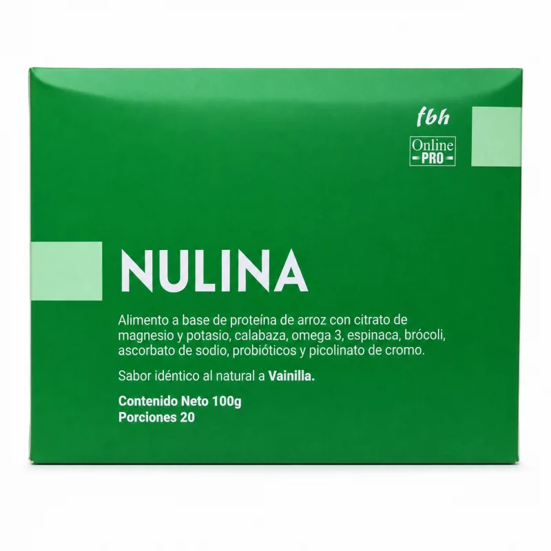 Nulina alimento a base de proteína de arroz