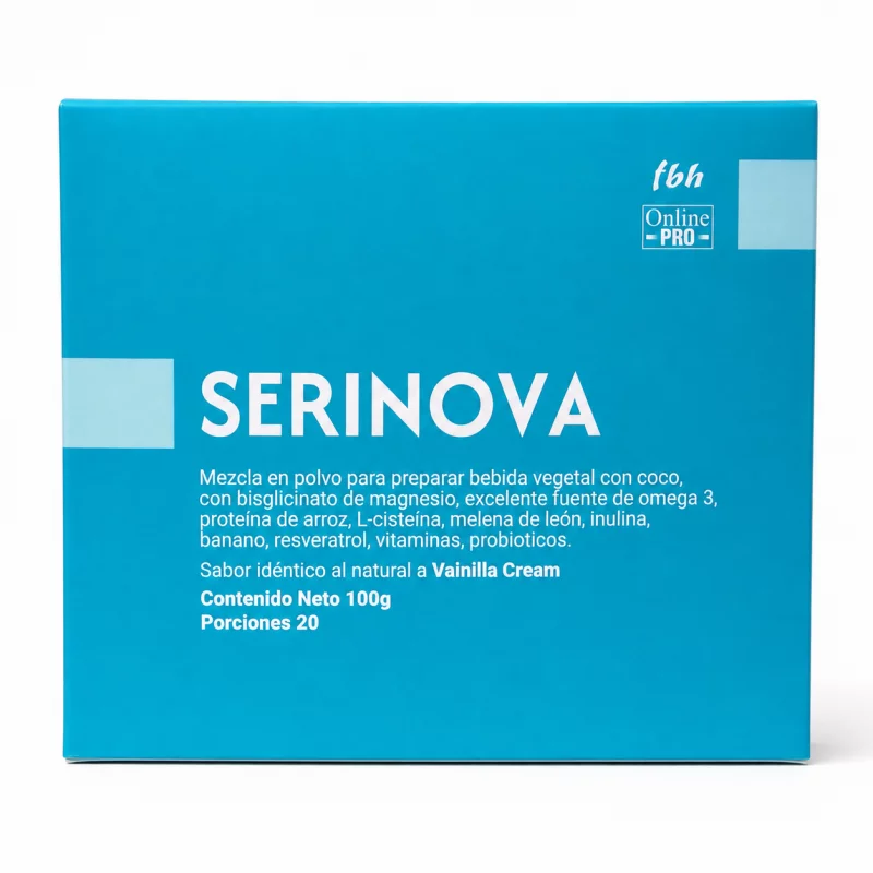 Serinova: mezcla en polvo para preparar bebida vegetal con coco